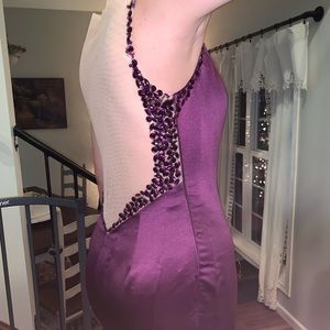 Mermaid/Trumpet dress, purple size 8